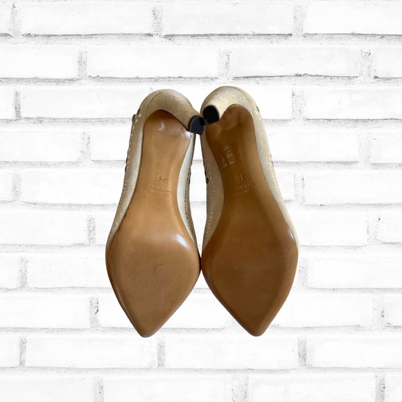 Isabel Marant Studded Grey Suede Pumps - Picture 6 of 6